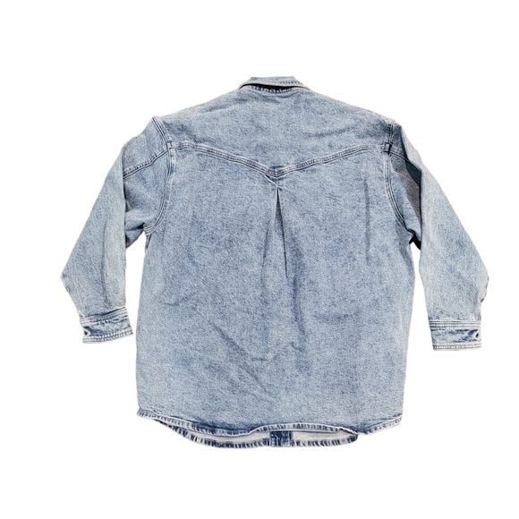 LE JEAN Denim Mimi Overshirt Jacket Size XS NWT - Picture 9 of 11